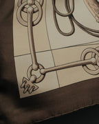 "Hermès" Cliquetis、J. Abadie silk scarf