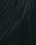 -SPECIAL- "LOEWE" 10's Pinstriped silk-lined wide trousers