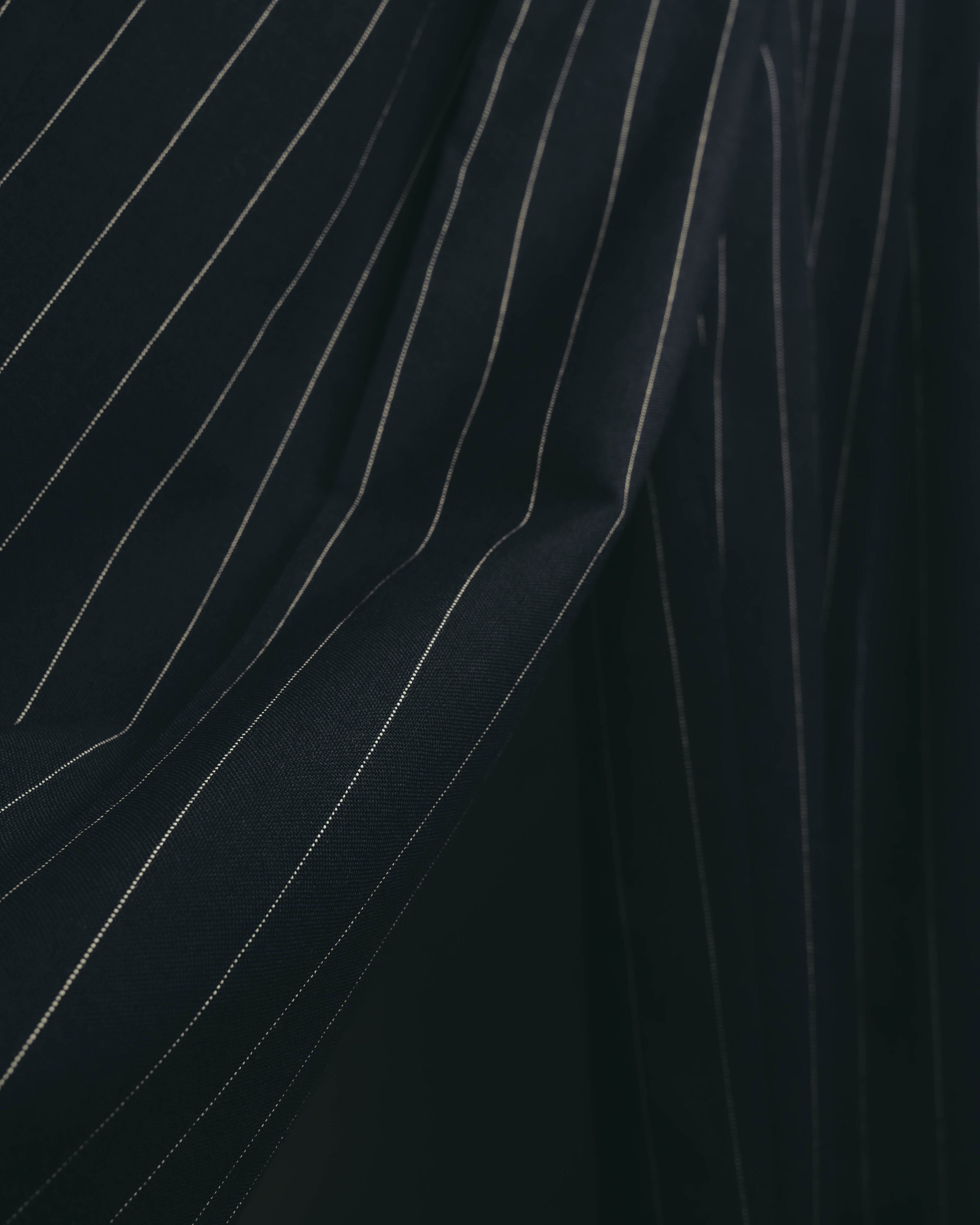 -SPECIAL- "LOEWE" 10's Pinstriped silk-lined wide trousers