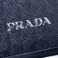 "PRADA" Heather grey wool narrow neck tie