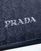 "PRADA" Heather gray wool narrow neck tie
