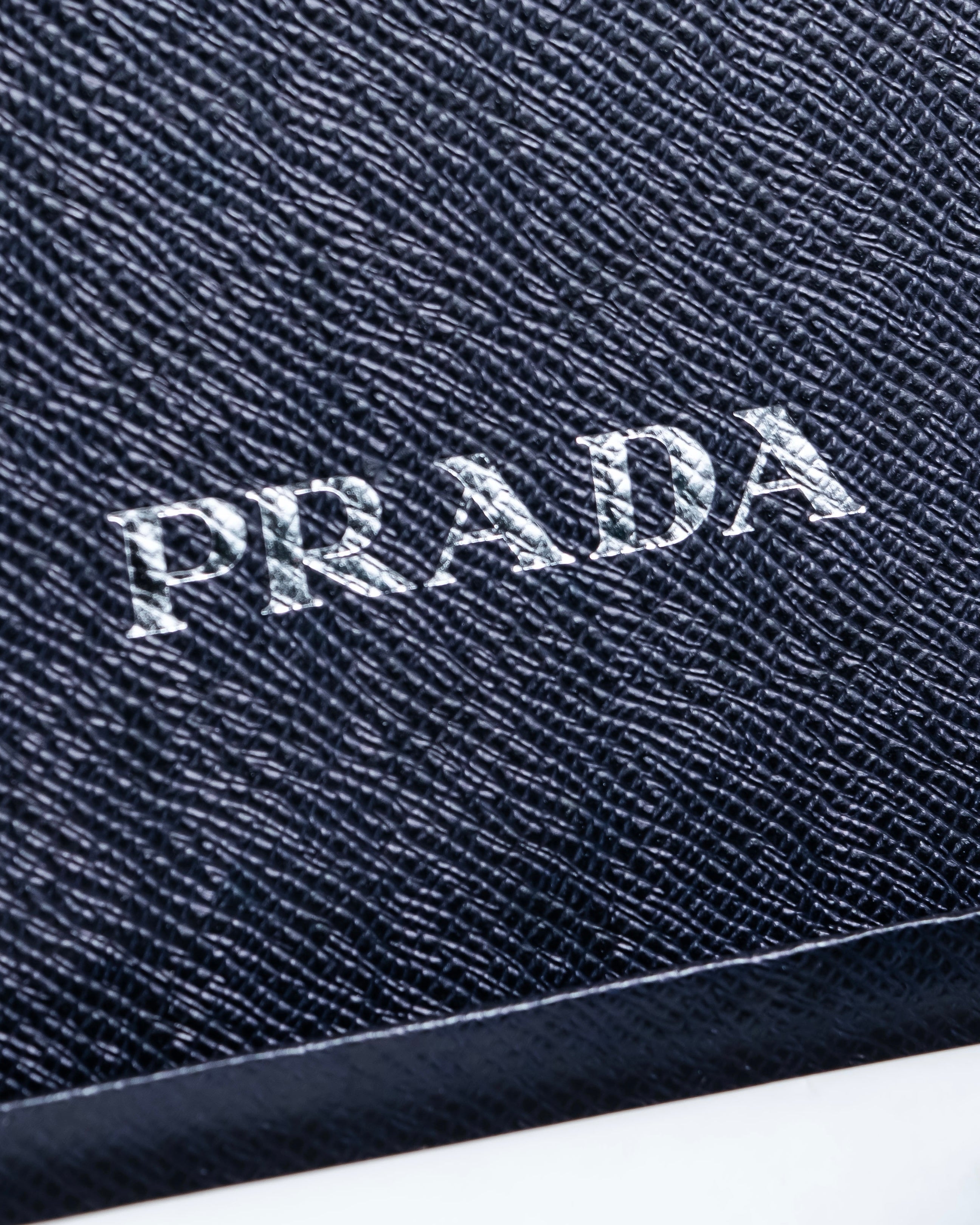 "PRADA" Heather gray wool narrow neck tie
