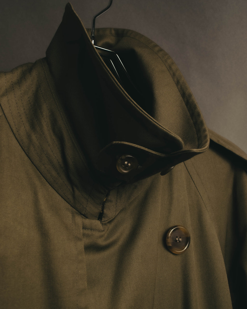 “Burberrys” 80’s Heritage check long trench coat