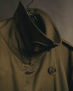 “Burberrys” 80’s Heritage check long trench coat