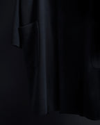 "ISSEY MIYAKE PLANTATION" Minimalist design A-line stand collar coat