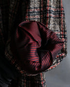 "Ernesto" Multicolor checked tailored jacket