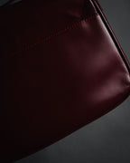 "CELINE" 2019-22 Heritage turn-lock box calf shoulder bag