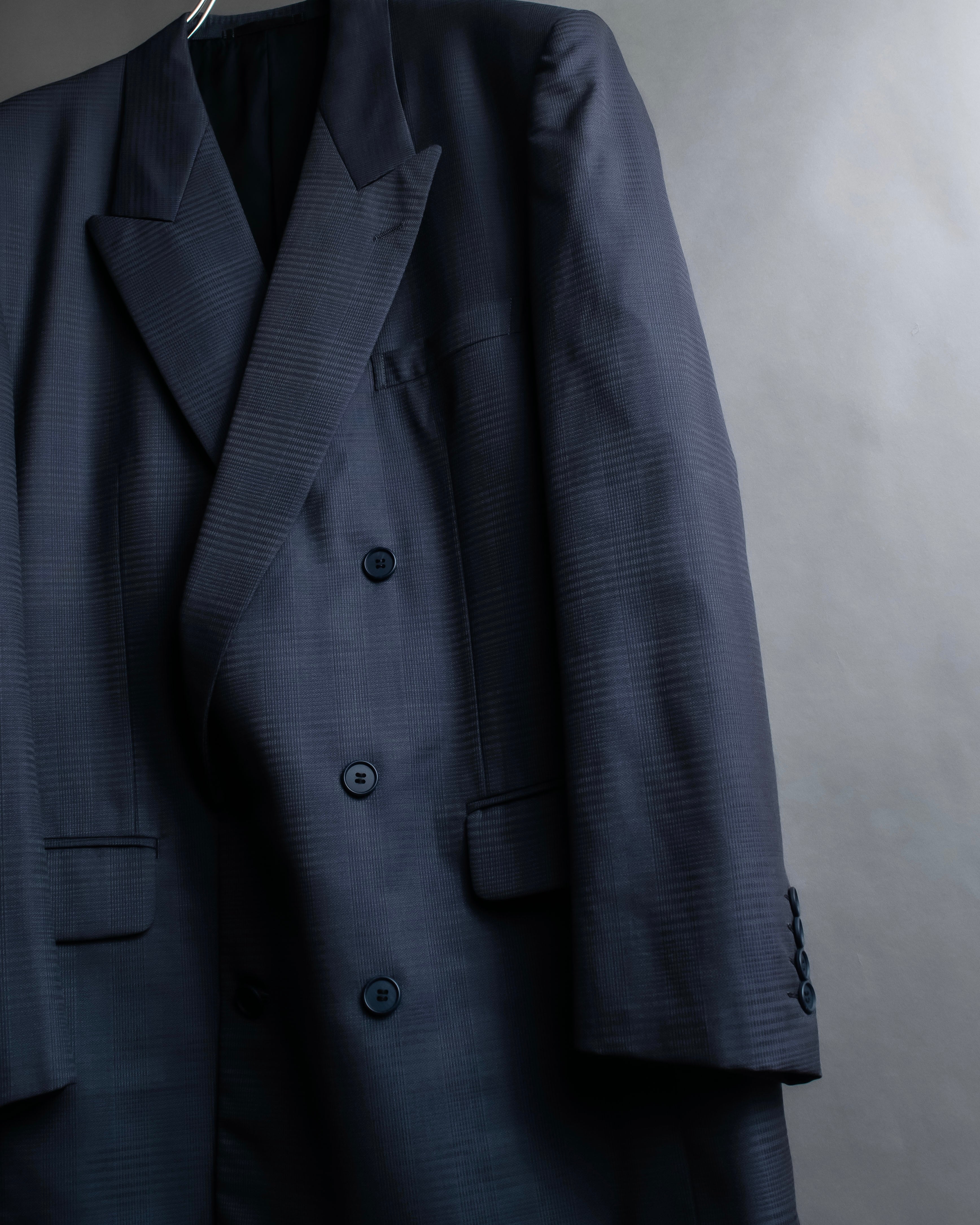 "CHRISTIAN DIOR MONSIEUR"
Shadow check pattern structured set up