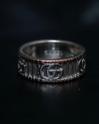 "GUCCI" GG marmont silver 925 ring