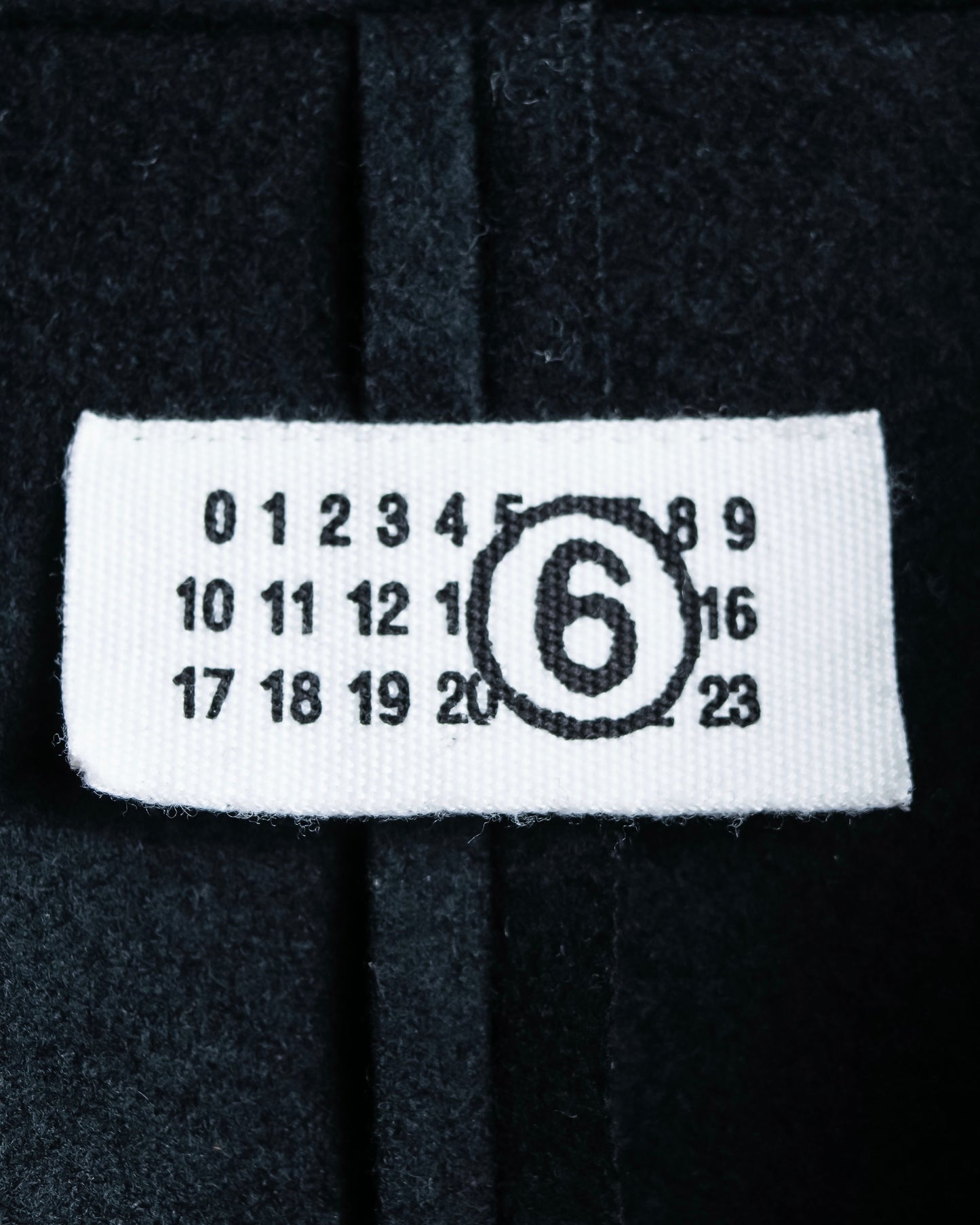 "MM6 MAISON MARGIELA" Wool blend zip up cape collar jacket