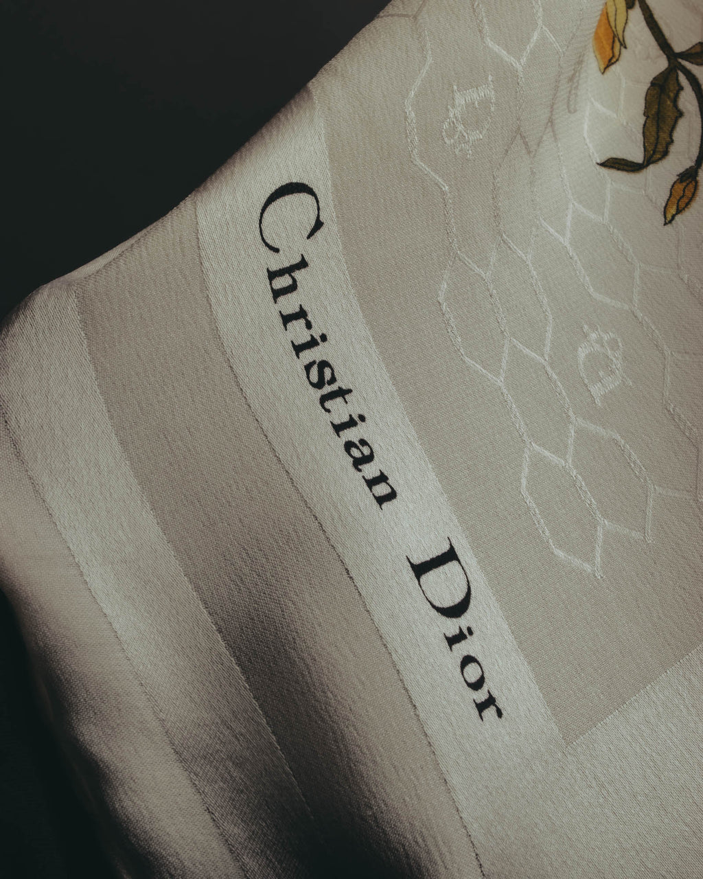 "Christian Dior" 80's-90's Elegant silk scarf