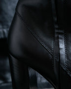 "TOM FORD" Fringe detail western long boots