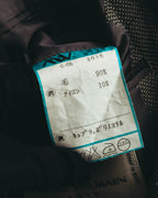 "Pierre Balmain" 80's-90's Windowpane check wool blazer