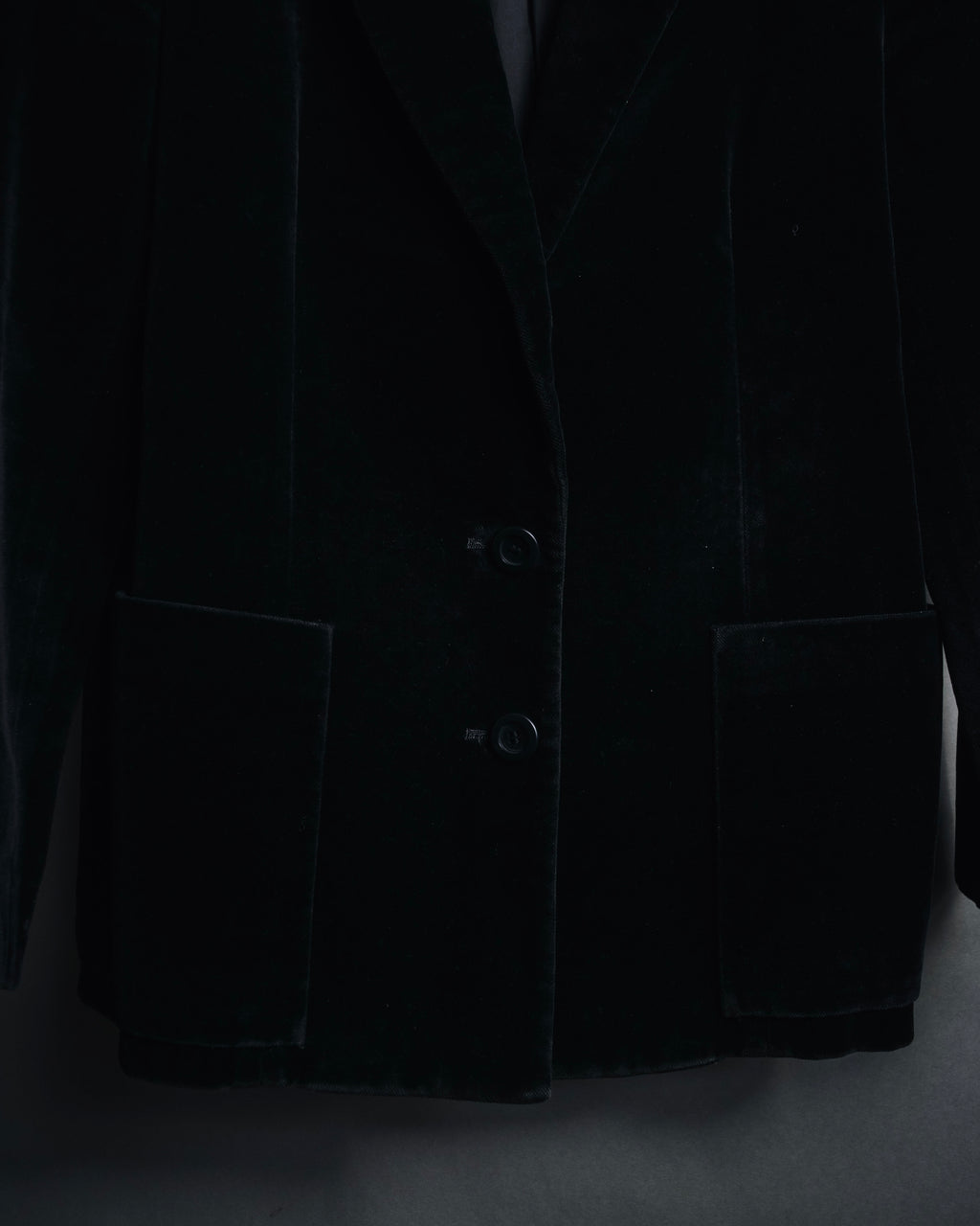 "Christian Dior" 80’s-90’s Silk velvet power tailored jacket