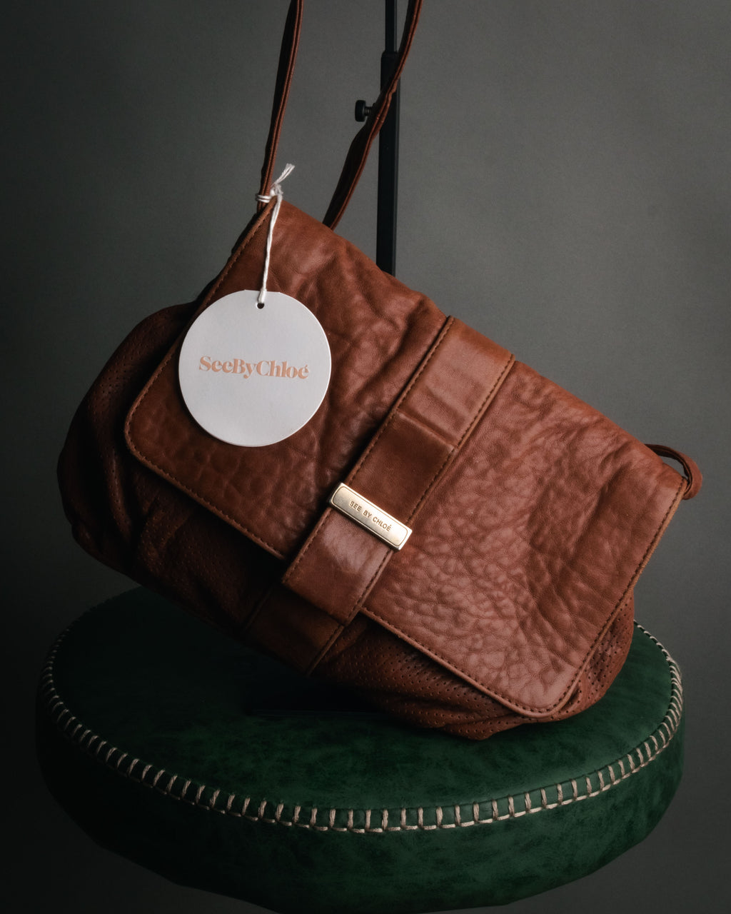 “See By Chloé” 2010’s soft grained leather shoulder bag