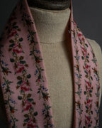-SPECIAL- "GUCCI" Michele design floral print silk twilly scarf