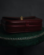 "CELINE" 2019-22 Heritage turn-lock box calf shoulder bag