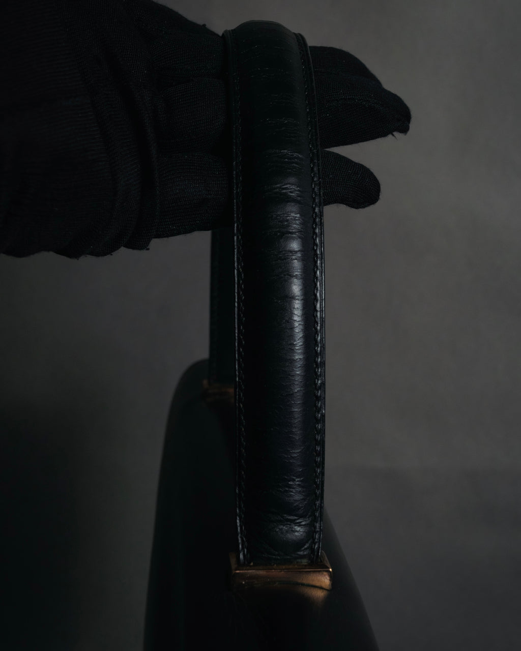 –SPECIAL– "HERMES" 60’s-70’s Box calf piano lock accordion bag