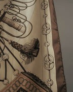 "Hermès" Cliquetis、J. Abadie silk scarf