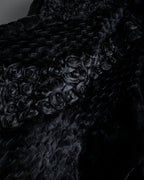 -SPECIAL- "FENDI" 90s Karl Lagerfeld-era lattice fur cape