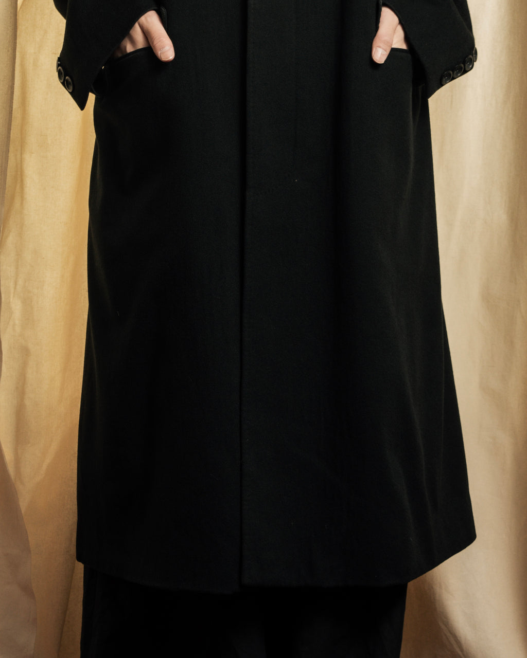 "Ermenegildo Zegna" Drapey finish 100% cashmere cloth chester coat