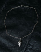 “Georg Jensen” Fruit motif designed silver chain necklace