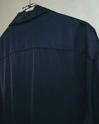 -SPECIAL- "Jil Sander" 2023 Elegant rayon skipper mock-neck shift dress