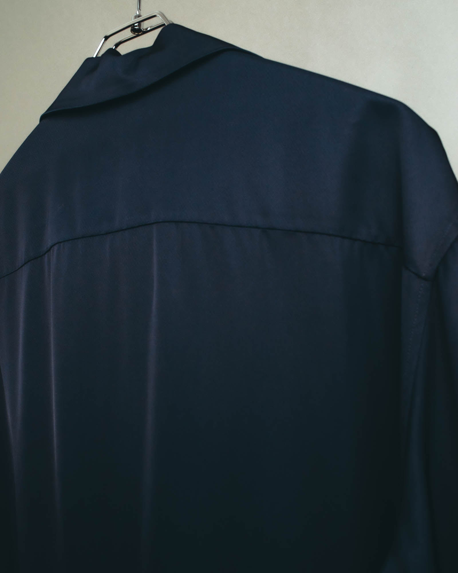 -SPECIAL- "Jil Sander" 2023 Elegant rayon skipper mock-neck shift dress
