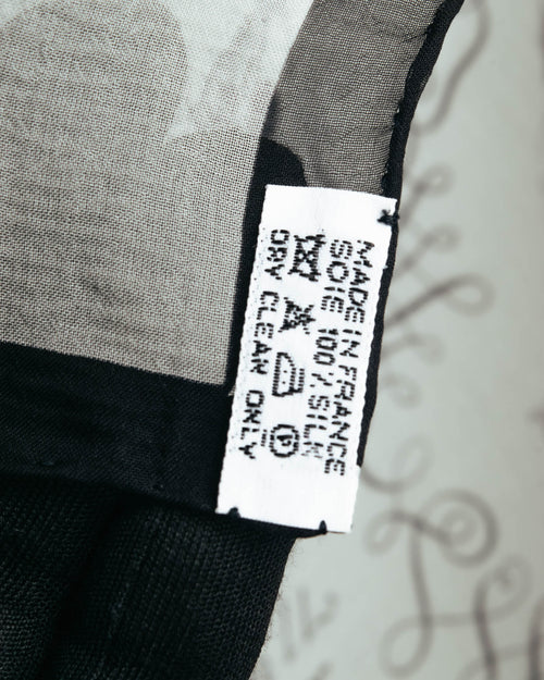 "Hermès" 80's-90's Airy silk chiffon scarf