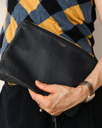 CÉLINE by Phoebe Philo/ "Trio Small" Shoulder Bag Navy