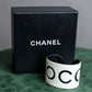 "CHANEL" COCO mark spell engraved bangle