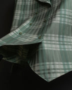 "BURBERRYS" Mint green check pattern skirt type set up