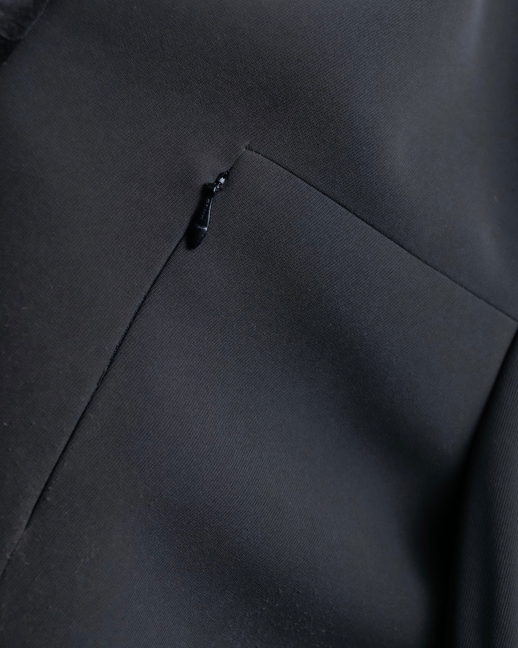 "TOSSARI" Shiny hidden zipper design tailored jacket