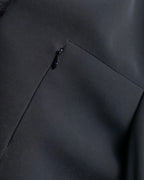 "TOSSARI" Shiny hidden zipper design tailored jacket