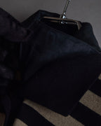 "GIANFRANCO FERRE" Striped contrast collar knit polo