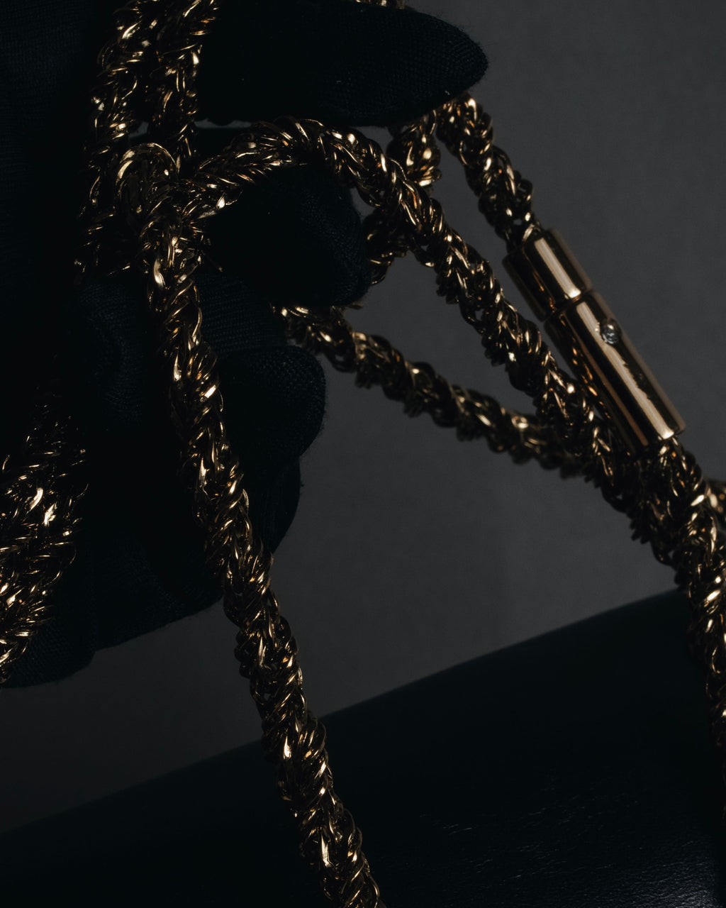 "Chloe" June bow-detail chain shoulder bag