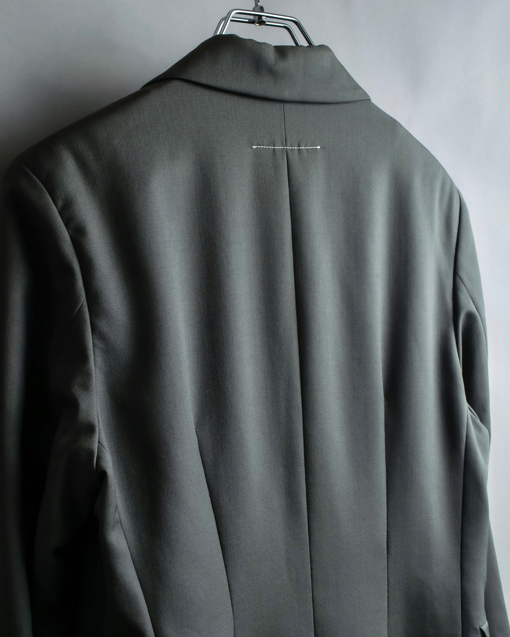 "MM6 MAISON MARGIELA" Wrap front oversized tailored jacket