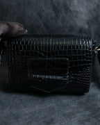 "DRIES VAN NOTTEN" Crocodile leather shoulder bag