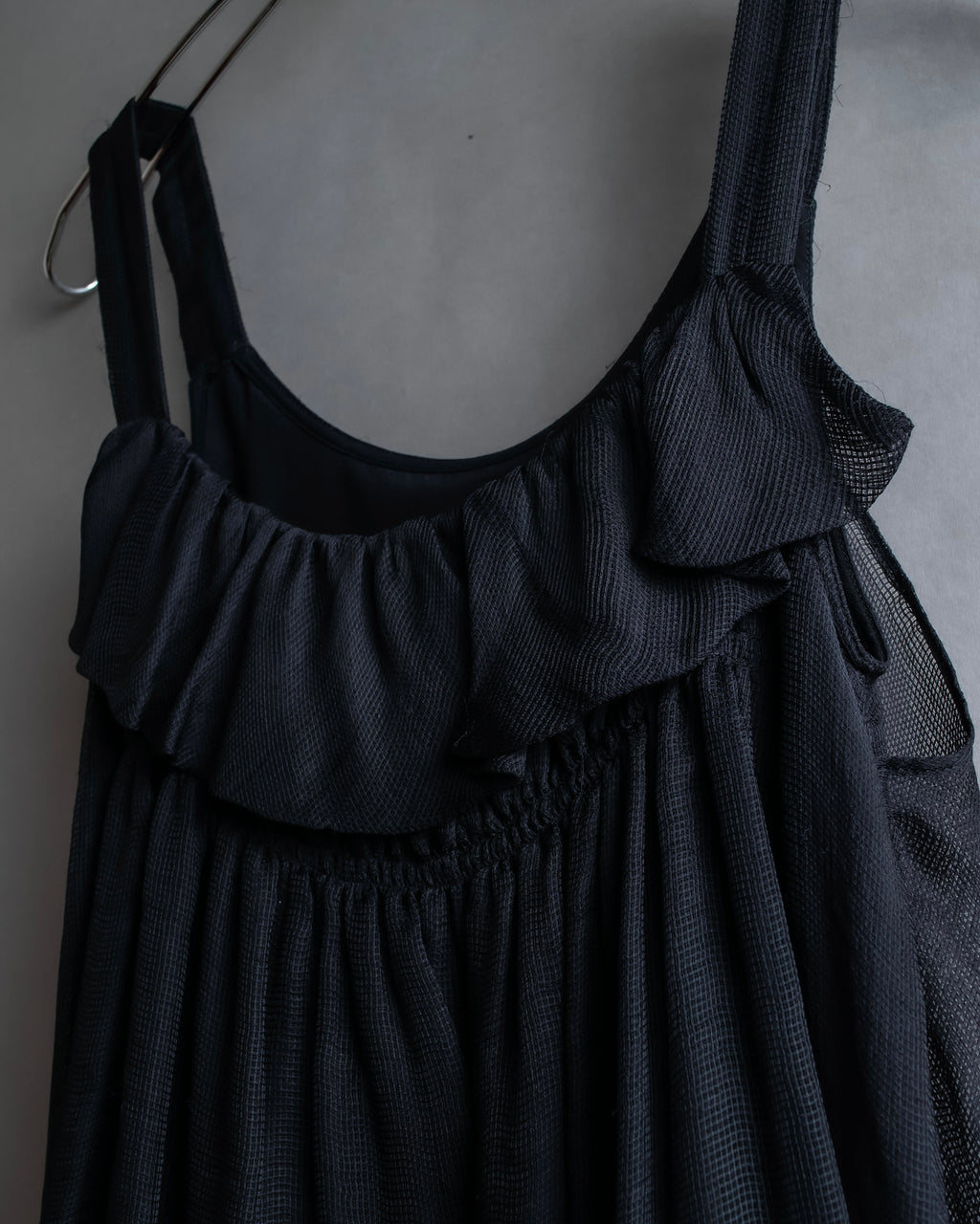 "FENDI" Gathered frill design sleeveless dress