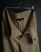 "GUCCI" Sand beige suede set up