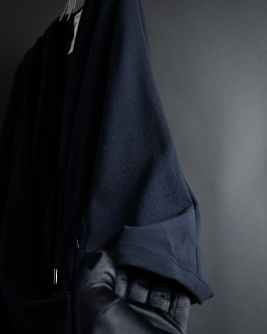 "Max Mara" Draping design hooded coat