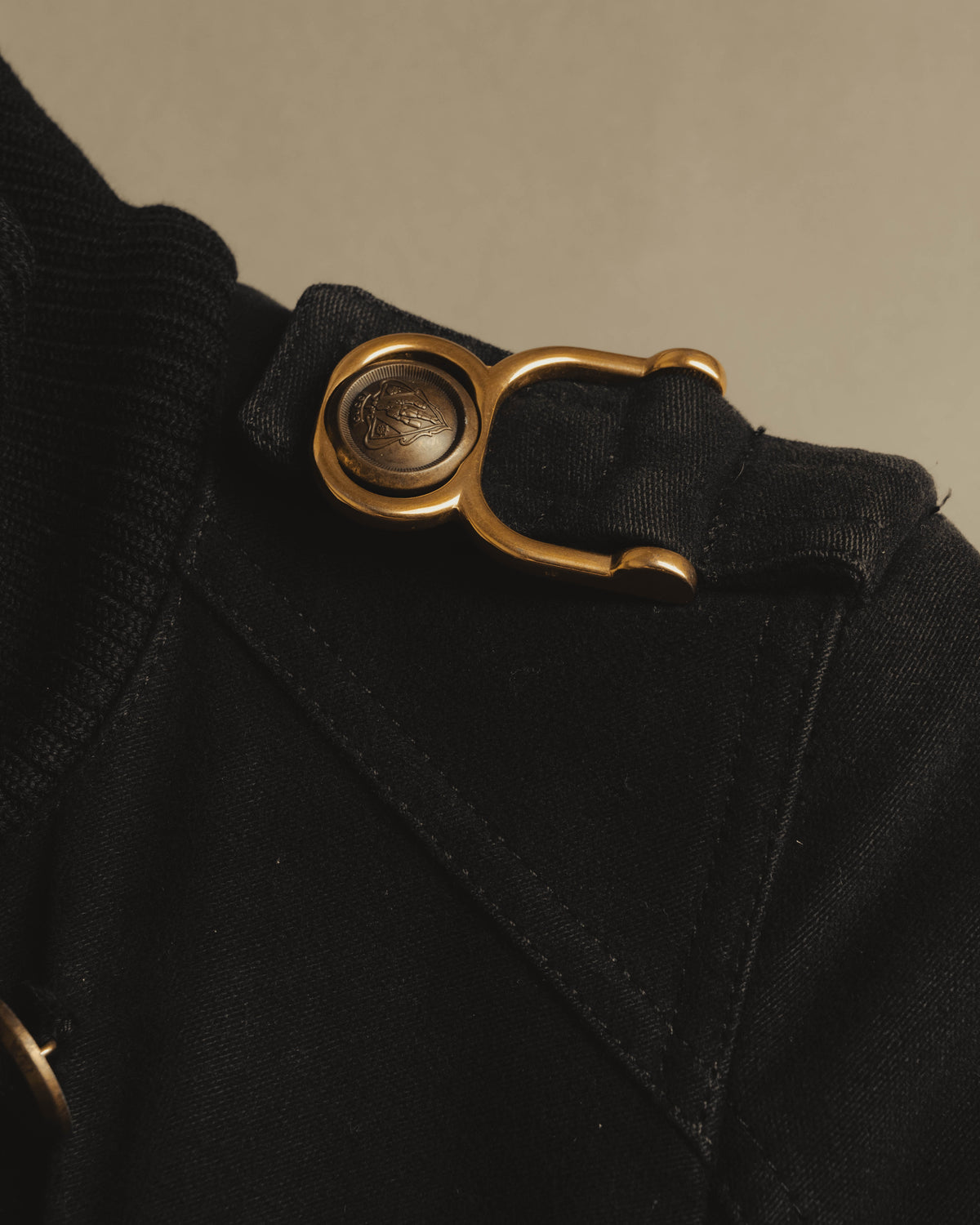 “GUCCI” Late 00’s military detail cotton long jacket