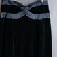 "GIORGIO ARMANI" Cross satin detail velvet straight skirt