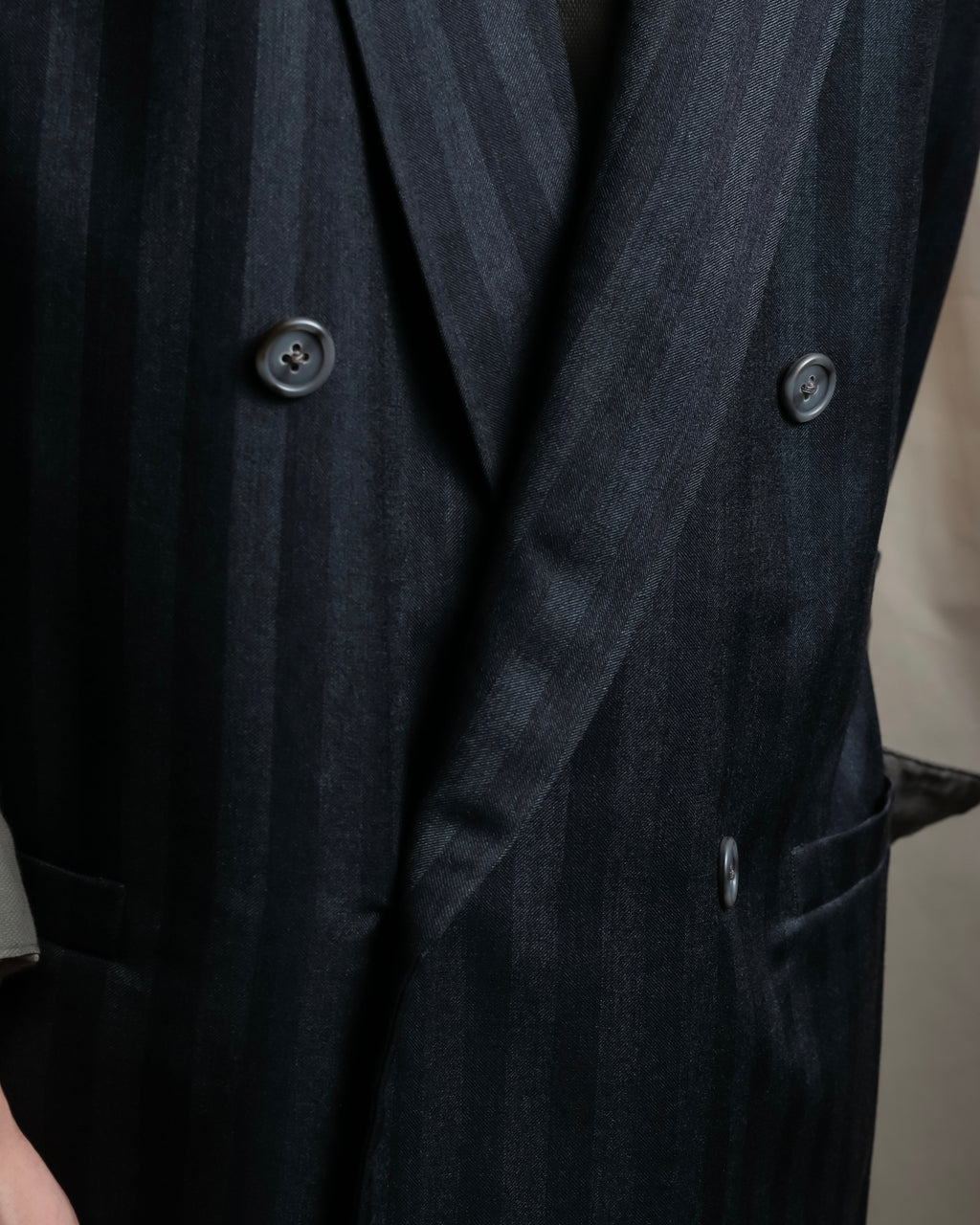 "GIANNI VERSACE" Striped classical tailored jacket