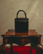 -SPECIAL- “LOEWE” Late 80’s-90’s Structured box vanity top handle bag