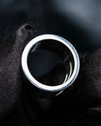 “GUCCI” G logo silver 925 ring