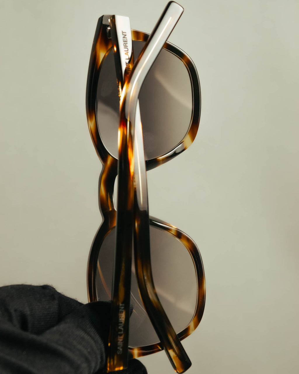“SAINT LAURENT” YSL Bold 28 Havana sunglasses