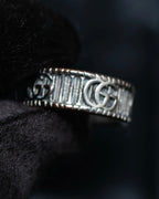 "GUCCI" GG marmont silver 925 ring