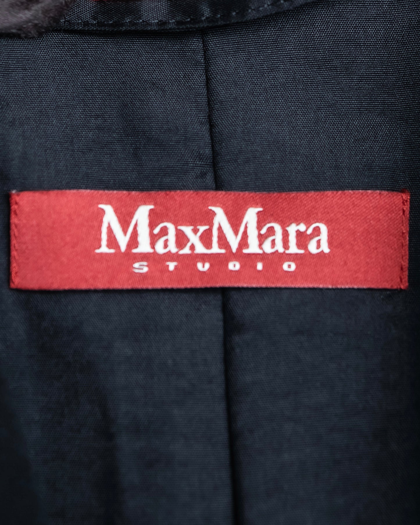 "Max Mara" 1B design no collar short jacket