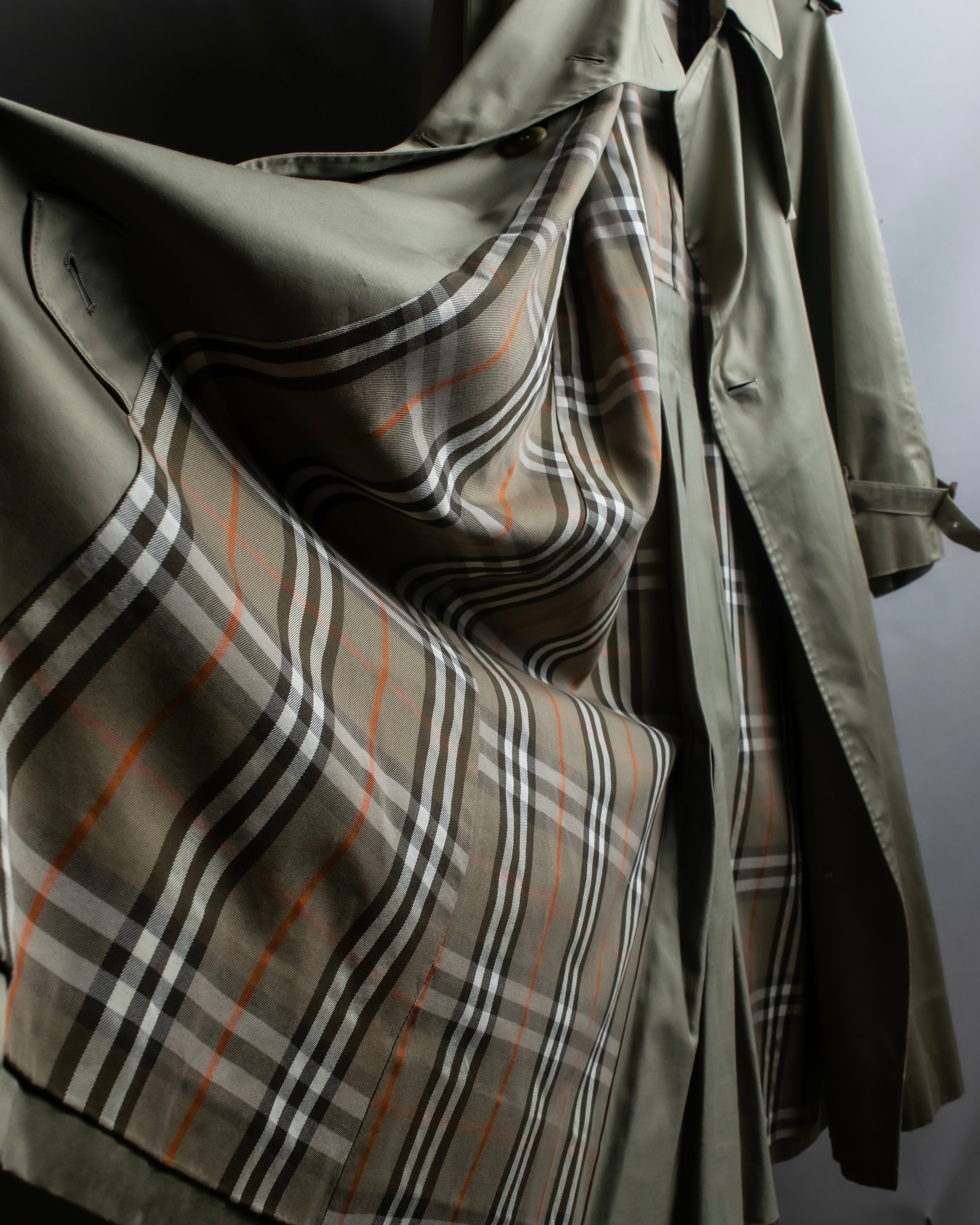 "Burberrys" Vintage water-repellent cotton oversized trench coat